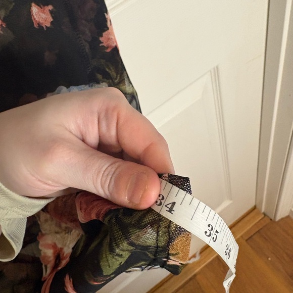 Fashion Magazine Black Floral Mini Dress - Picture 6 of 6